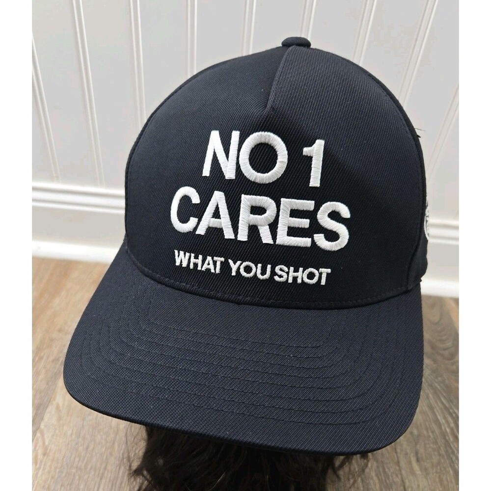G/FORE “No 1 Cares What You Shot” Black Golf Snapback Hat GFORE G Fore